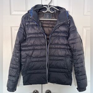 Scotch & Soda Navy Puffer Jacket